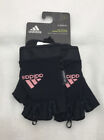 NEW Adidas Womens Large Aeroready Adjustable Essential Gloves Gym Workout Pink L