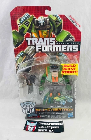 Transformers Generations Fall of Cybertron FOC Deluxe Class Roadbuster MOSC Cover