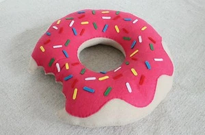 DOUGHNUT PILLOW CUSHION BIRTHDAY GIFTS FOR HIM FOR HER GIFT DONUT NOVELTY - Picture 1 of 12