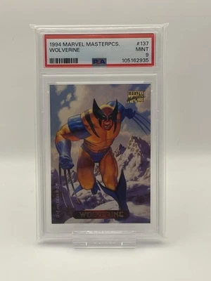 PSA 9 - 1994 Fleer Marvel Masterpieces Wolverine #137  - Image 1 of 2