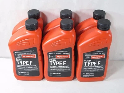 6 Quarts Motorcraft TYPE F Automatic Transmission Power Steering Fluid  XT1Q1F Foto 1 de 3