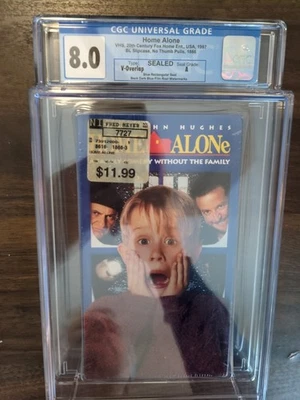 Home Alone (VHS, 1991) Graded 8 A - Image 1 of 3