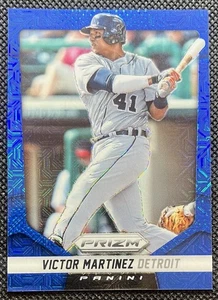 Panini Prizm Blue Mojo Prizm 2014/75 Victor Martinez #144 Detroit - Imagen 1 de 2