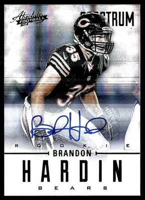 Brandon Hardin 2012 Panini Absolute Spectrum Gold AU 158/299 - Image 1 of 2