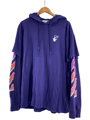 OFF WHITE Felpa con cappuccio OFFWHITE viola L usata