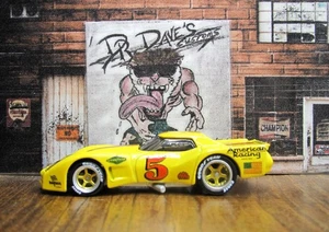 Dr Dave's Customs Hot Wheels '76 Greenwood Corvette, #5 American Racing, C4211 - Bild 1 von 5