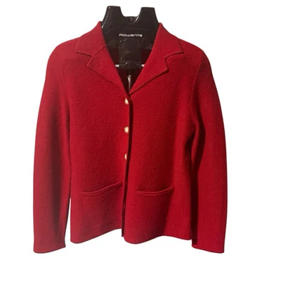 Jaqueta Blazer Charter Club Petite Vermelha Leve Lã - Tamanho PP - P2 - Carreira - Imagem 1 de 4