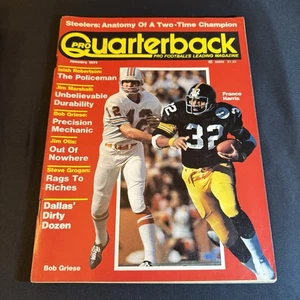 REVISTA PRO QUARTERBACK enero 1977 Franco Harris/Bob Griese/Steelers - Imagen 1 de 2