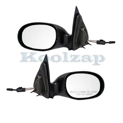 For 01 02 03 PT Cruiser Rear View Mirror Manual Remote w/Lever Non-Fold PAIR SET - Image 1 of 4
