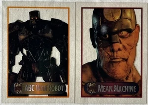 Judge Dredd 1996 Collectors Edge Trading Cards 2 Card Acetate Insert Lot MP2/MP3 - Imagen 1 de 5
