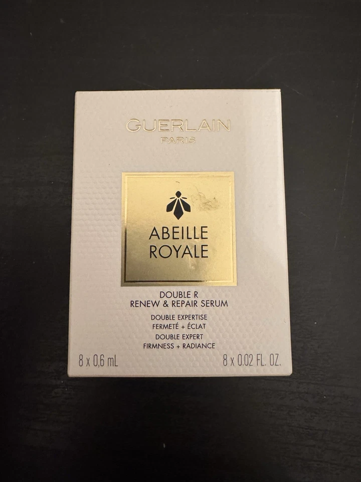 2x Guerlain Abeille Royale Double R Re& Repair Serum Samples 0.6mlx8 16packs