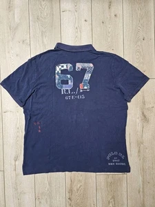 VINTAGE POLO RALPH LAUREN BIG PONY BLUE POLO SHIRT POLO R.L. N.Y. 67 XL/2XL - Bild 1 von 8
