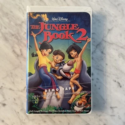 Walt Disney's The Jungle Book 2 (VHS, 2003) - RARE Demo Tape Screener - Image 1 of 4