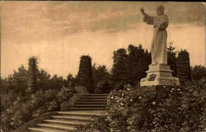 OHLSDORF Hamburgo antigua postal cementerio estatua alrededor de 1920 postal postal postal - Imagen 1 de 1