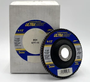 10 discos UltraDisc 4-1/2" x 7/8" T27 Z60 Grant Flap P/N: 186460N 54-088 - Imagen 1 de 2