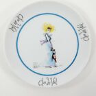 Clos du Val Winery 6" Appetizer Plate by RONALD SEARLE Lady Opening from Bottom