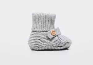 Mango Knit bootees 1-12 months - Picture 1 of 4