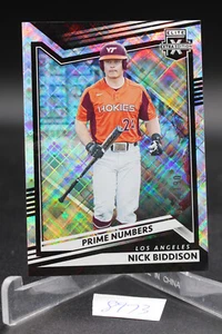 2022 Panini Elite Extra Edition Baseball #135 Nick Biddison Black /190 - Picture 1 of 2