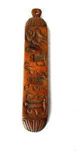 Old Tibetan Buddhist Monk ZAMPAR Zan Par Carved Wood Mold - Picture 1 of 3