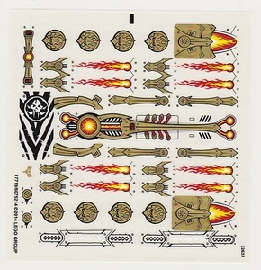 LEGO Chima FLYING PHOENIX FIRE TEMPLE Replacement STICKER SHEET Set #70146 NEW - Picture 1 of 1