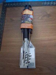 BBQ tools set 3pcs.HD designs Grill outdoors camping cooking grilling stainless - Picture 1 of 2