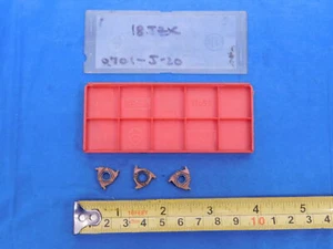 3PCS NEW SANDVIK 18JZX-32 TiAlN COATED CARBIDE ACME THREADING INSERTS 18 JZX - Picture 1 of 2