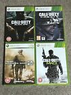 Xbox 360 Call of Duty Black Ops COD Ghosts COD MW2 and COD MW3 Games Bundle