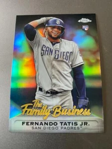 Fernando Tatis Jr. RC Rookie Card Topps Chrome The Family Business Baseball Card - Picture 1 of 2