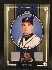 2005 Diamond Kings Dual Relics #314 Chipper Jones NM-MT Pants /100 *MKCards* - Picture 1 of 2