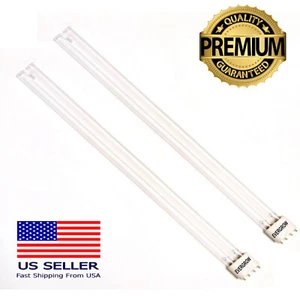 2x Uv Bulb 36w 36 Watts Replacement Lamp 2g11 for Coralife Turbo Twist 12x UVC - Picture 1 of 4