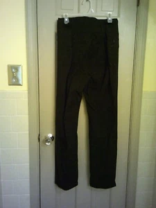Ladies Lee Brand Black Pants, Size 24W. Shinny Decoration down Side Seams. - Picture 1 of 2