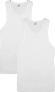Jill and Jack Mens Tank Top 2-Pack Tagless Cotton Undershirts, Athletic Tank Top - Picture 1 of 3