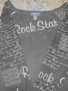 Limited Too Vintage Girls Rock Star Shirt 90's Size 8 - Picture 1 of 8