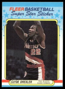 1988-89 Fleer #3 Clyde Drexler Portland Trail Blazers NR-MINT - Picture 1 of 2