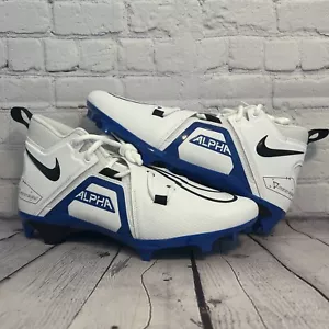 Nike Alpha Menace Pro 3 Football Mid Cleats Blue White CT6649-101 Men’ Size 11.5 - Picture 1 of 13