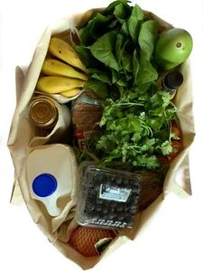 Eco Friendly Reusable Cotton Grocery Shopping Bags Spacious Strong with 8 Pocket - Picture 1 of 10