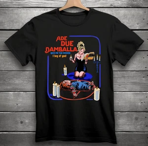 Camiseta Negra Bride of Chucky Ade Due Damballa Película de Terror S-3XL - Imagen 1 de 7