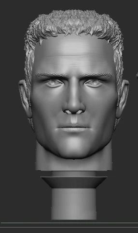 CUSTOM MEGO SCALE FARSCAPE John Crichton RESIN HEAD SCULPT for 8 iNCH FIGURE Cover