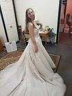 Essence of Australia D2799 A-Line Lace Wedding Dress Size 12
