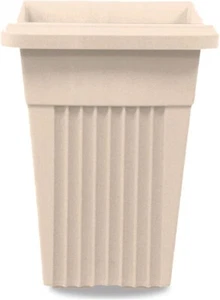 40cm Tall Upright Plastic Garden Planter Pot for Outdoor Plants & Flowers - Picture 1 of 4