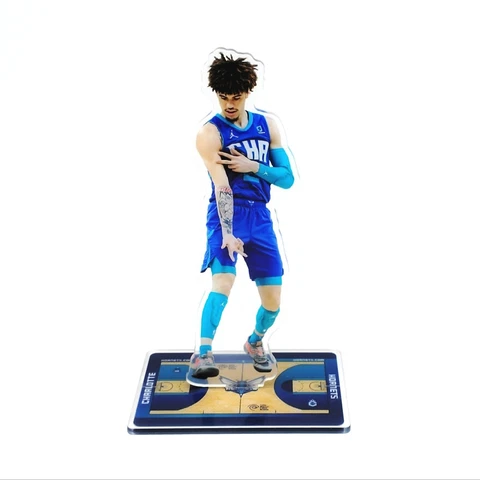 LaMelo Ball Figure - #2 of Charlotte Hornets Celebrates after 3 Points Ornament Cover