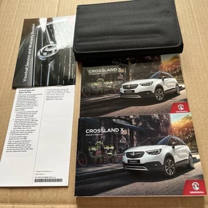 VAUXHALL CROSSLAND X 17-20 HANDBOOK OWNERS MANUAL NAVI SERVICE BOOK WALLET 2019 - Picture 1 of 9