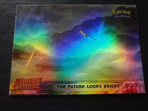 1999 Topps Pokemon First Movie Rainbow Foil #41 Future Looks Bright Blue Logo - Picture 1 of 3