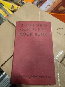 rumford complete cook book vintage - Picture 1 of 3