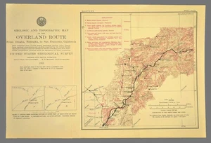 1915 Central Pacific Railroad Map Roseville California Lincoln CA Rocklin Auburn - Picture 1 of 9
