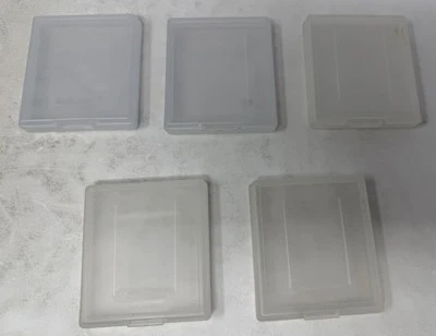 Funda Oficial OEM Nintendo Game Boy Color Plástico Transparente Lote 5 Estuches Sin Grietas Foto 1 de 4