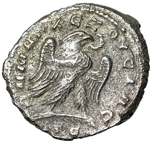 Herennius Etruscus AR Tetradracma "Águila, Apertura Eninada" Muy Fino - Imagen 1 de 5