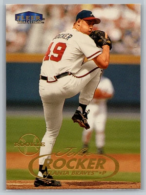 Tarjeta de novato John Rocker 1998 Fleer Tradition Update U64 Atlanta Braves Foto 1 de 2