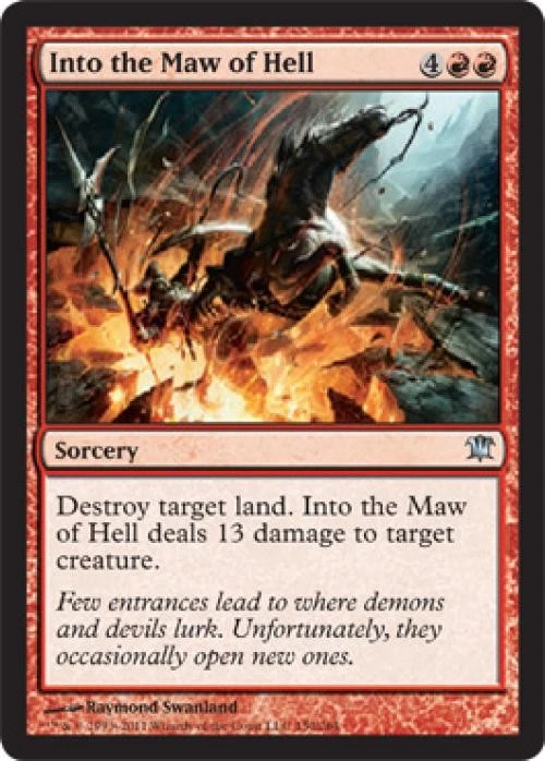 Into the Maw of Hell - Medium Play MTG Innistrad - Image 1 of 1