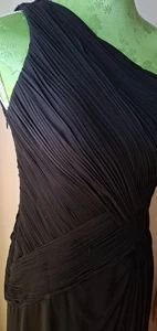 VERA MONT elegantes +bequemes Abendkleid schwarz 36 38 asymmetrisch Raffinesse - Bild 1 von 5